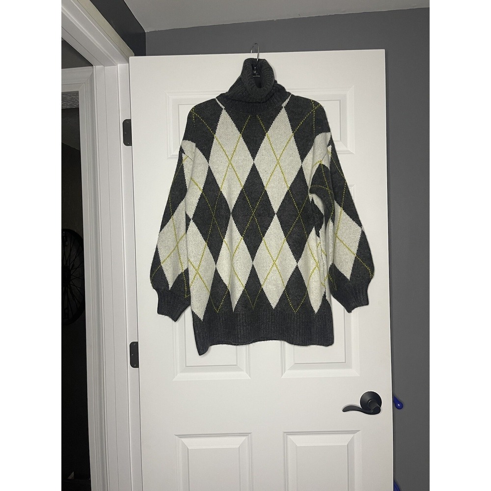 Maverick the collection Pringle Of Scotland Argyle sweater small  Multicolor NWT